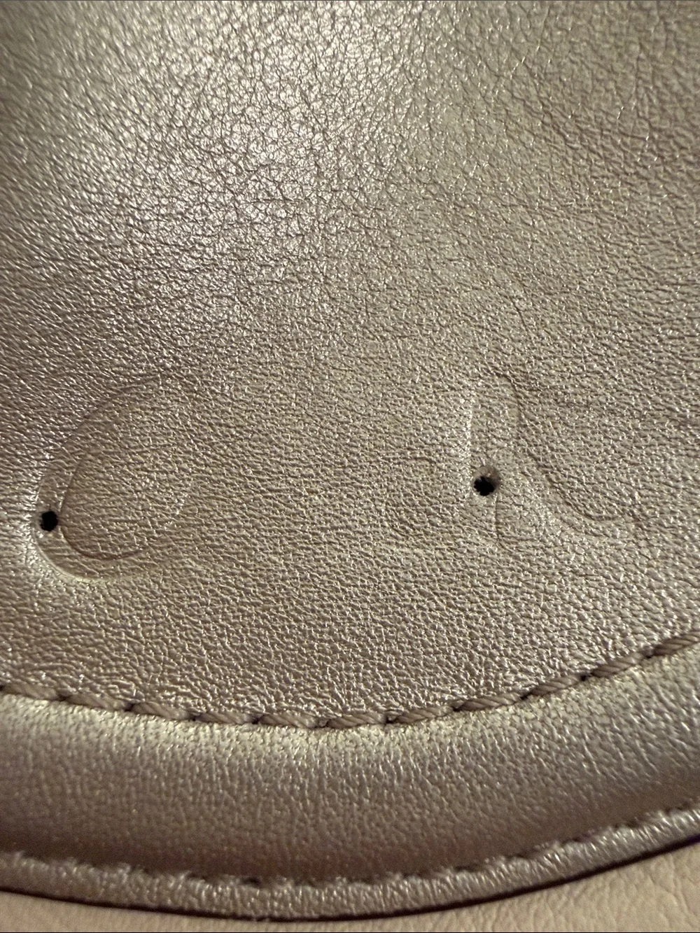 Coach Cream and Silver Ashley Leather Satchel Bag - Women's Handbag